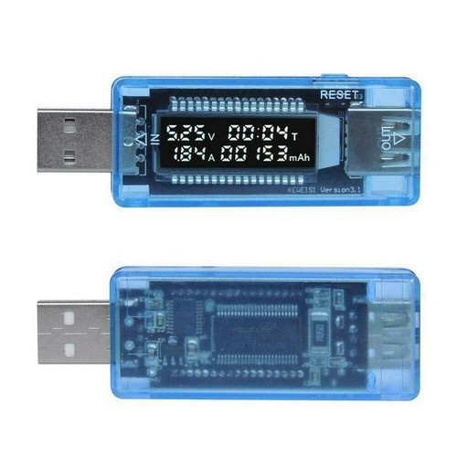 Tester batteria USB OLED rilevatore di potenza misuratore capacità corrente tensione KWS-V20 - Foto 1 di 10