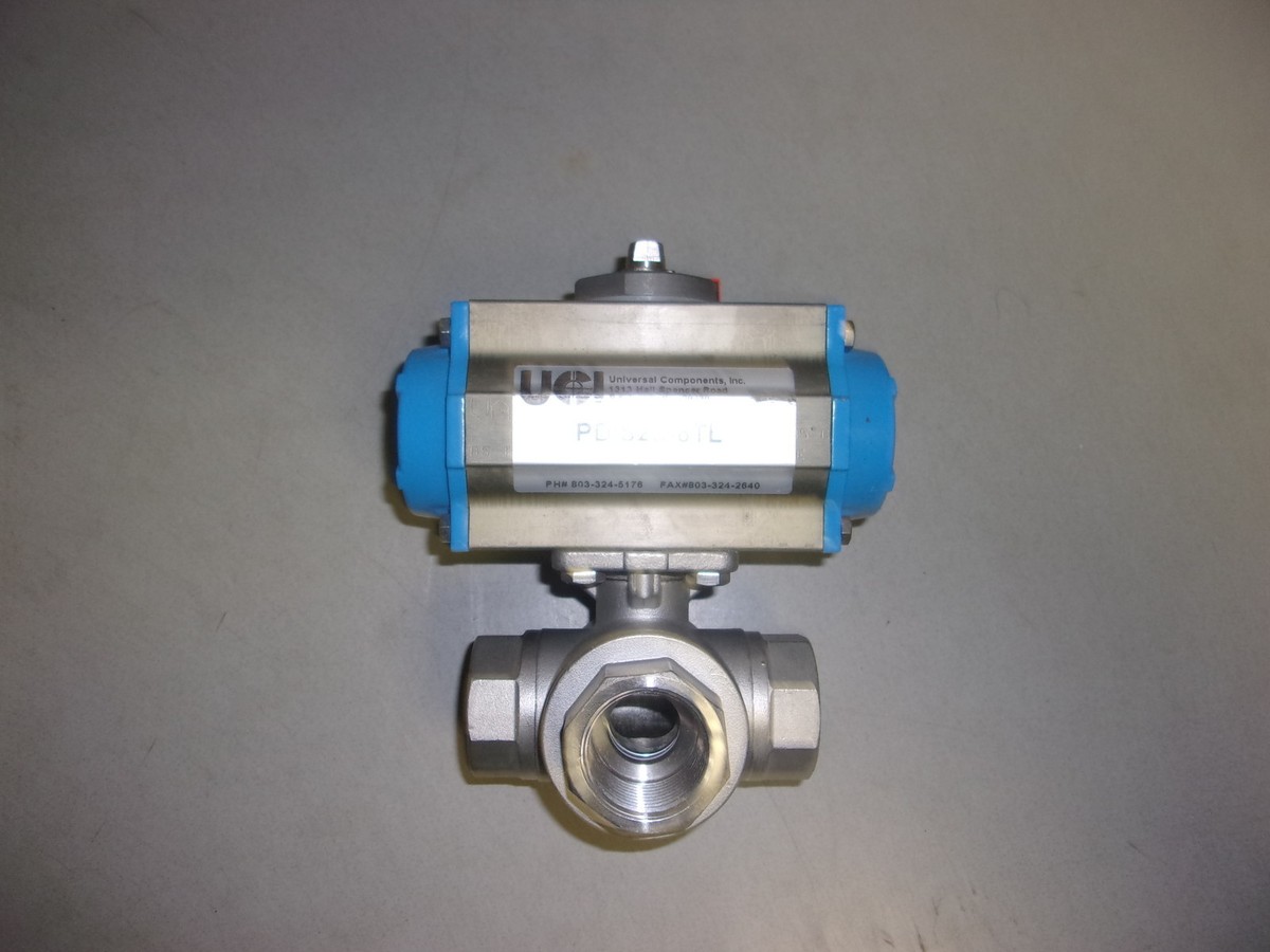 UCI PD/S25-8TL Pneumatic Actuator CF8M 1000 WOG *FREE SHIPPING* | eBay