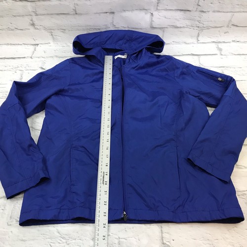  Hannah Navy Blue Hooded Jacket Women's Lightweight Small - Picture 2 of 7