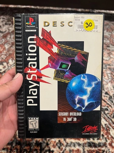 Descent (Playstation 1) PS1 Long Box CIB KOMPLETT