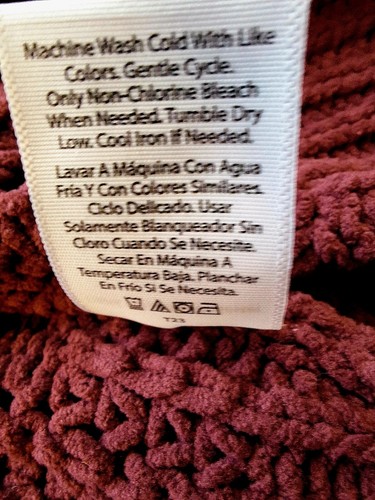 NWT Terra & Sky Women's Size 1X Chenille Duster/Cardigan In Rustic Plum - Picture 6 of 10