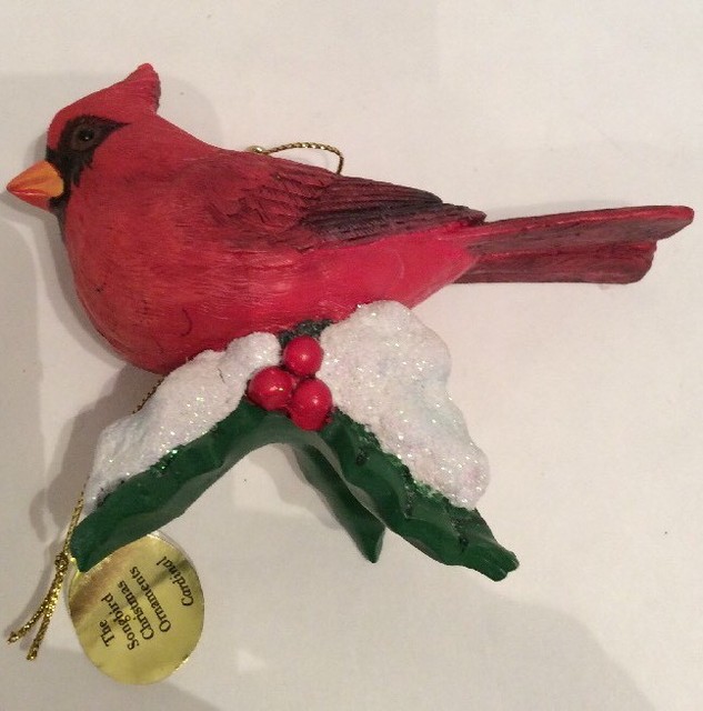Danbury Mint Christmas Songbird Ornaments Red Cardinal Figure eBay