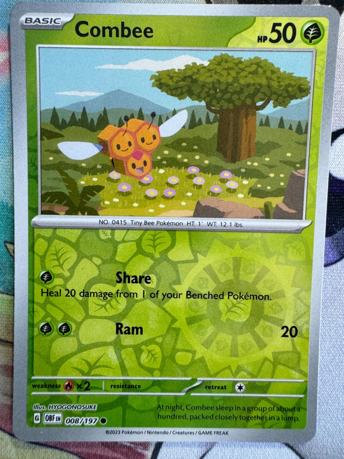 Combee Reverse Holo English Pokemon TCG BKK785