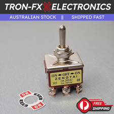 E-TEN303 15A 250V AC 9PIN ON-OFF-ON 12mm Toggle Switch 1PCS