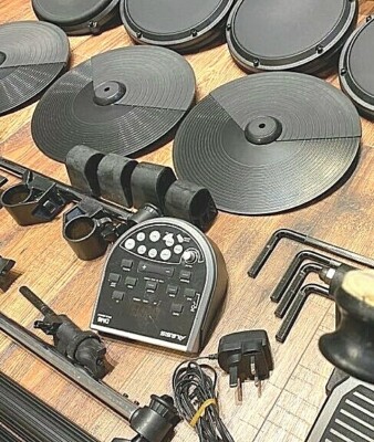 ALESIS DM6 USB E DRUM KIT snare tom crash ride kick pedal module HH CLAMP CHOKE