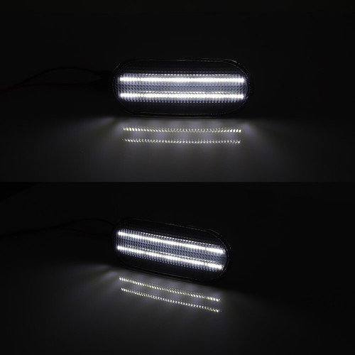 For 98-05 Beetle Smoked White LED Rear Side Marker Parking Corner Signal Lights - Picture 7 of 11
