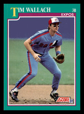 1991 Score Tim Wallach  Montreal Expos #210 Mint