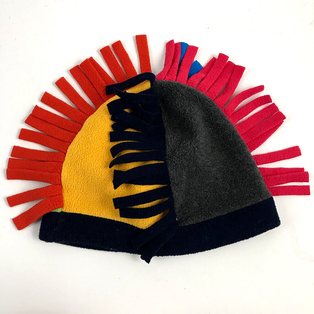 Vintage Lands End Winter Hat VIntage 90s LANDS END Red Fleece Polartec | Mercari main image 3