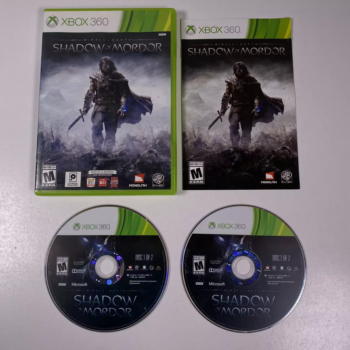 Xbox 360 - Middle Earth Shadow of Mordor