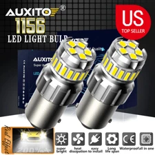 AUXITO 1156 P21W 7506 CANBUS LED Reverse Backup Light Error Free White 6000K EEB