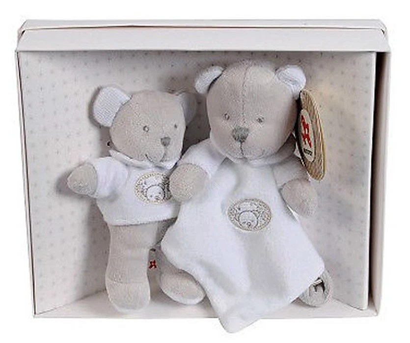 Nicotoy Baby Teddy Bär und Schmusetuch im Geschenkkarton Simba