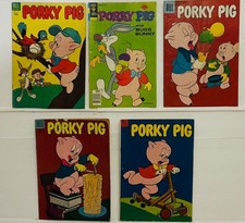 Lot of 5 Different Issues of Porky Pig & Bugs Bunny  69-105