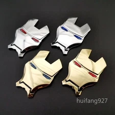 3D Metal Car Rear Trunk Lid Fender Body Badge Avengers Iron Man Emblem Decal