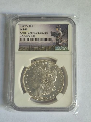 1904 Morgan O Silver Dollar PCGS MS 64 US Mint $1 Great Northwest Collection