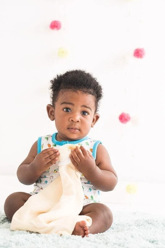 Blankie de seguridad Baby Yellow Duck - Sensación suave de cachemir, lavable a máquina, Tod... Foto 4 de 4