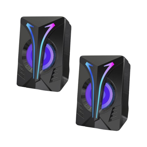 Głośnik RGB do komputerów do gier Głośniki stereofoniczne zasilane przez USB - Zdjęcie 6 z 12