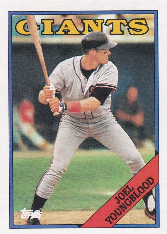 1988 Topps MLB San Fransico Giants Joel Youngblood Trading Card