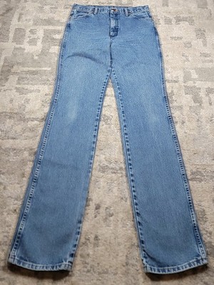 Wrangler Cowboy Cut Slim Fit in Stonewash Men's Blue Denim Jeans Sz 32x38