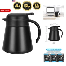 Coffee Pot Thermal Carafe Stainless Steel Vacuum Flask 27oz Hot Cold Drink