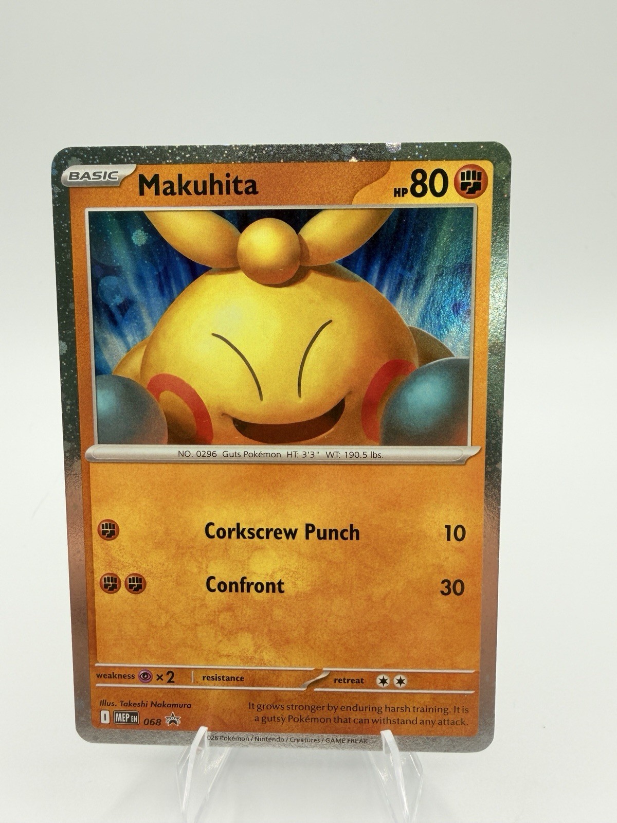Makuhita 068/088 Mega Evolution Promo Pokemon TCG NM Holo MEP