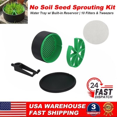 Smart Germination Seed Sprouting Kit Hydroponic Germination Tray w/ 10 Filters