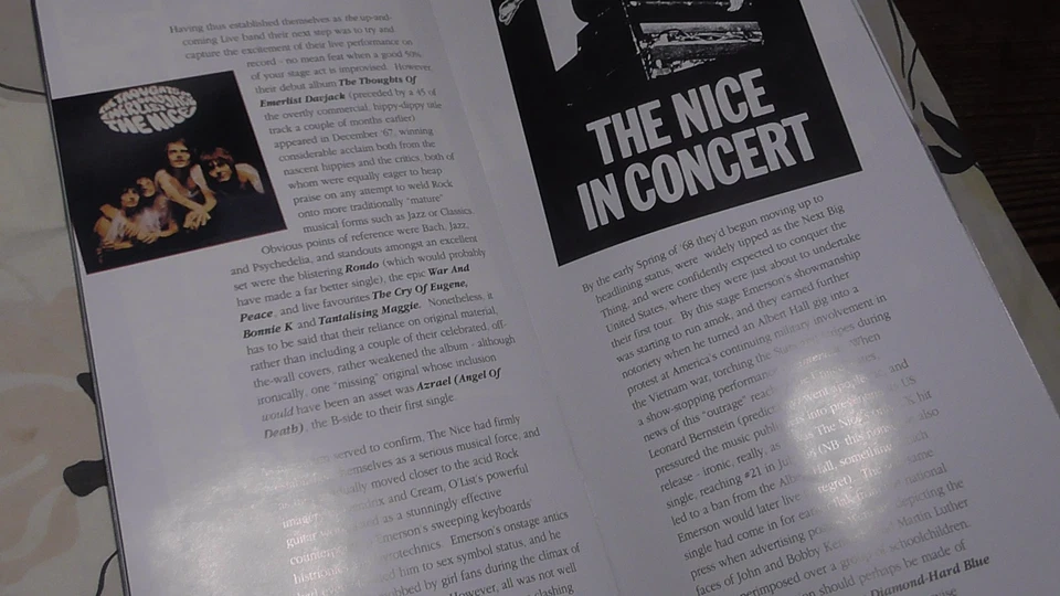 THE NICE(Keith Emerson),"The Immediate Years",3CD Hochkant Box,Charly,1995,neuw. - Bild 4 von 4