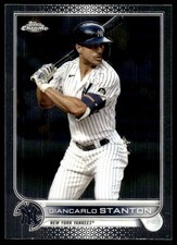 Giancarlo Stanton 2022 Topps Chrome #139 New York Yankees FREE SHIP AutographDen