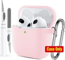 Pink Case for Airpods 5/4 Gen Cases Silicone Cover for Girl Women