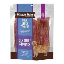 Waggin' Train, Duck Jerky Dog Treats for Sensitive Stomach, 36 Ounce