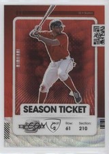 2021 Panini Contenders Season Ticket Optic Red Wave Prizm Xander Bogaerts 1c7