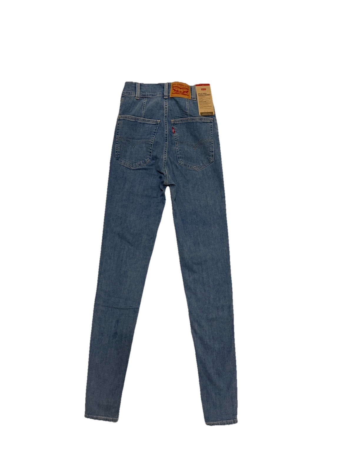 Levi’s Women’s Jeans Mile High Super Skinny - Blue/Light Blue W27 / L32 image 3