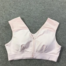 Tommie Copper Sports Bra Womens 2XL Shoulder Support Zip Front Activewear Gym