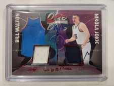 🏀 2025 Leaf Glory of the Game JOKIC & WALTON One On One Dual Game Used Patch /5