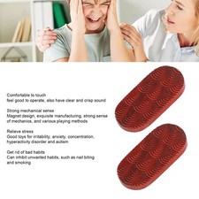 Fidget Slider Red Sandalwood Stress Relief Toy For Office