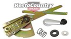 <!--F#f_0-->Holden Front LEFT Door Window Winder Regulator + Handle Kit HQ HJ HX HZ WB NEW<!--F/-->