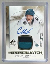 Collin Graf 2024 SP Authentic #144 Limited Future Watch RC Patch Auto /100