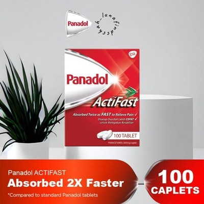 PANADOL Actifast Paracetamol Fast Pain Relief (500mg 20s) - BUNDLE 5 Boxes