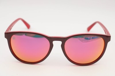 Knockaround Mai Tais Maroon/Pink Mir. Square Mtfu3116 Polarized Sunglasses 54-20