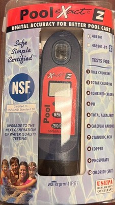 POOL EXACT Z -DIGITAL WATER TESTING 486201 POOL TEST KIT