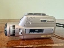 Sony M-100MC Mic'n Micro Microcassette Recorder - Fully Tested & Working