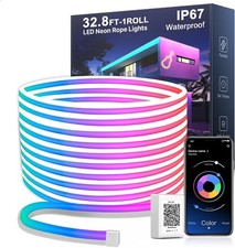 Nexillumi 32.8ft10m Neon Led Rope Lights Waterproof Remoteapp Control Nexillumi 32.8ft10m Neon Led Rope Lights Waterproof Remoteapp Control