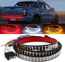 48  /49  Tailgate Light Bar, Triple Row LED Tailgate 48 Inch Red White Amber