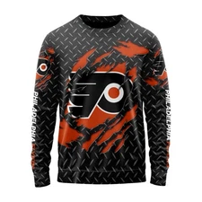 Personalized Philadelphia Flyers Sweater Special Black Metal Design ST2