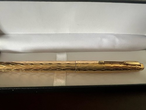 🔴 WORLDMAN penna stilografica SACCA DI RICARICA placcata oro RARA vintage - Imagen 2 de 14