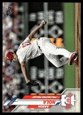 Aaron Nola 2020 Topps Opening Day #185 Phillies MLB READ FREE SHIP AutographDen