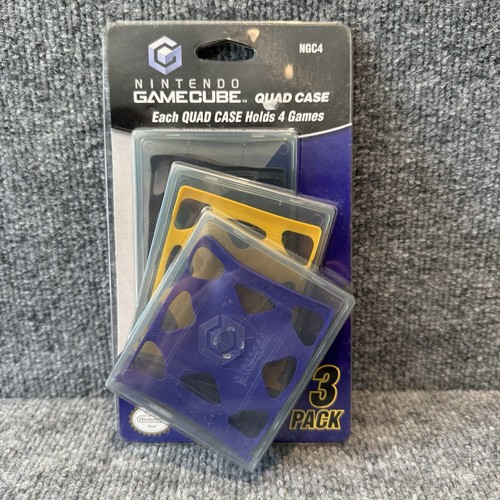 Nintendo Sealed GameCube Quad Case Kunststoff Spielhüllen