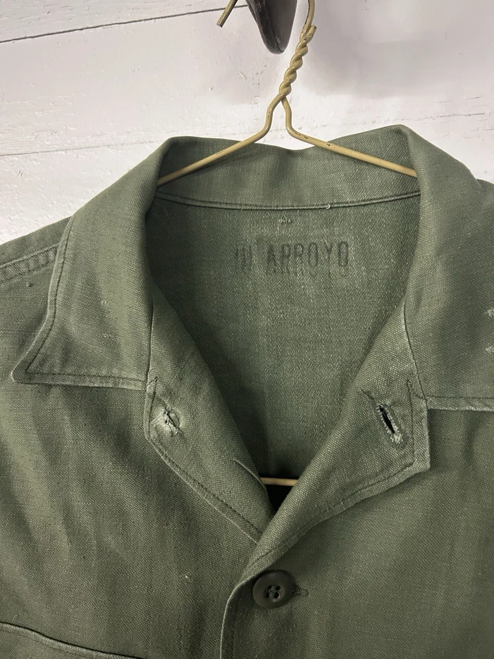 Chaqueta de fatiga vintage años 60 descolorida USMC para hombre Foto 2 de 4