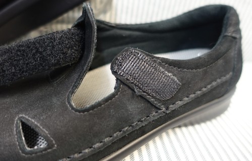 SAS~EC!!~"ROAMER" BLACK SUEDE MARY JANE TRIPAD COMFORT SHOES WOMENS 7.5M - Picture 4 of 11