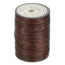 Waxed Cord 0.8mm Brown Waxed Polyester Cord 54 Yards String Thread