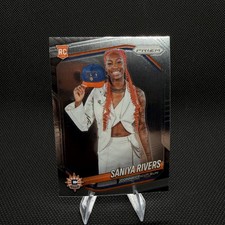 2025 Panini Prizm WNBA - Rookie Variation Saniya Rivers #150 (RC)